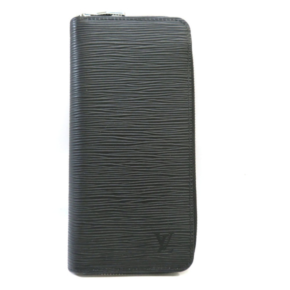 Louis Vuitton Black Vertical Zippy Long Wallet Epi - Picture 1 of 6